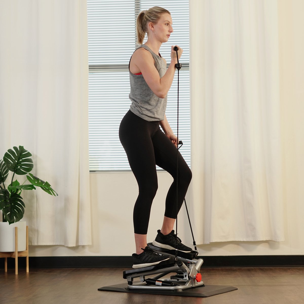 Sunny Health & Fitness Máquina escalonadora con Bandas de Resistencia SF-S0979